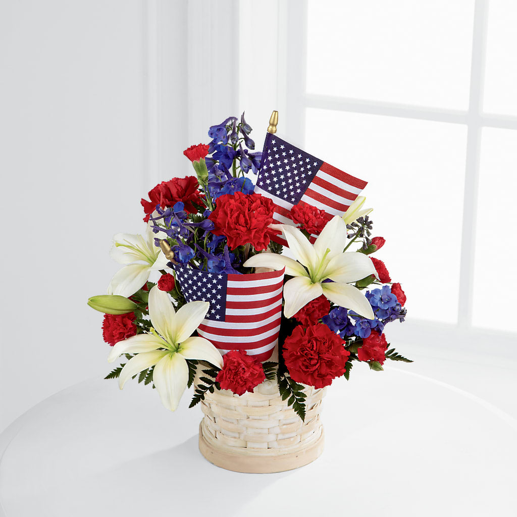 American Glory Bouquet – Guilles Flower Shop And Catering, San Jose CA