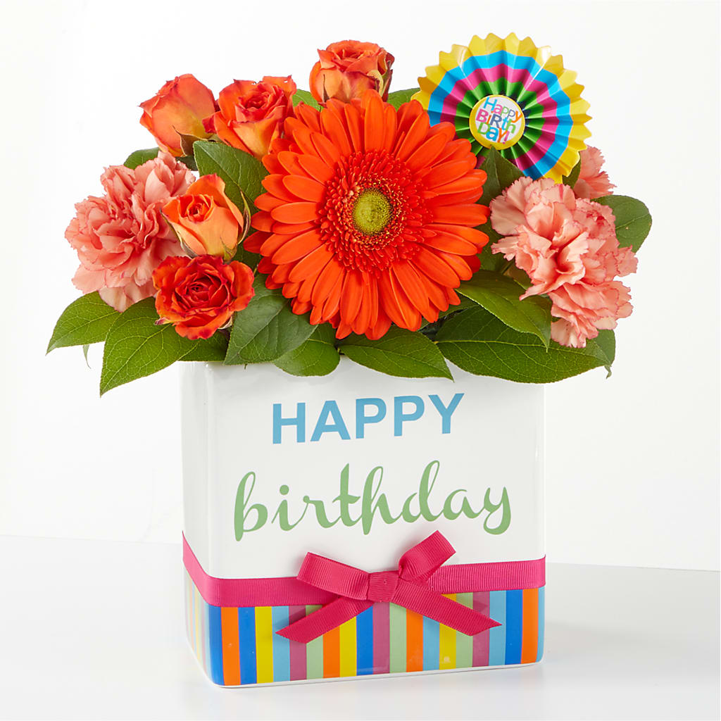 Birthday Surprise Bouquet – Guilles Flower Shop And Catering, San Jose CA