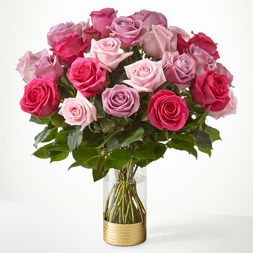 Pure Beauty Mixed Roses – Guilles Flower Shop And Catering, San Jose CA