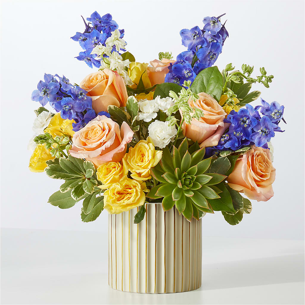 Cobalt Reverie Bouquet – Guilles Flower Shop And Catering, San Jose CA