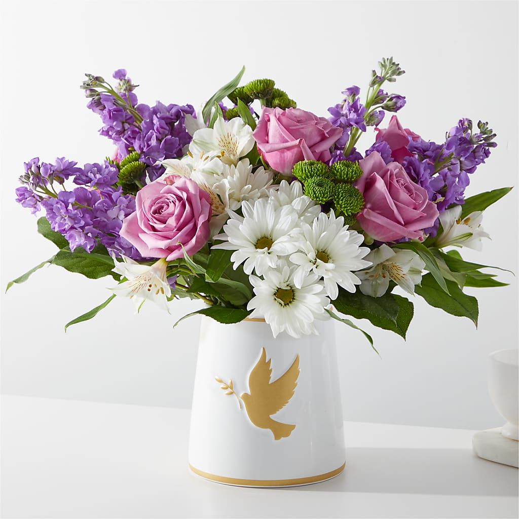 Garden of Peace Bouquet – Guilles Flower Shop And Catering, San Jose CA