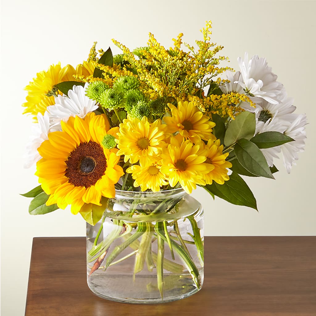 Hello Sunshine Bouquet – Guilles Flower Shop And Catering, San Jose CA