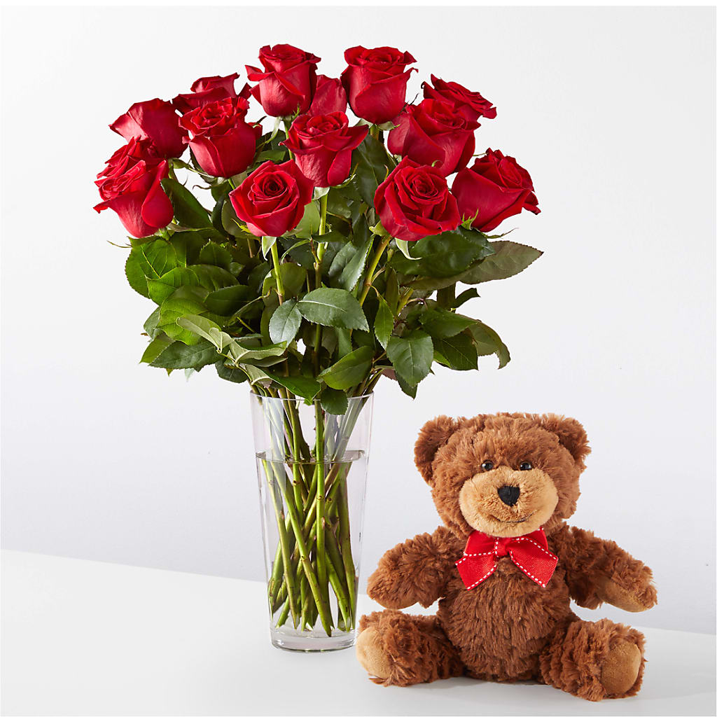 Romantic Long Stem Red Rose Bouquet Bundles – Guilles Flower Shop And Catering, San Jose CA