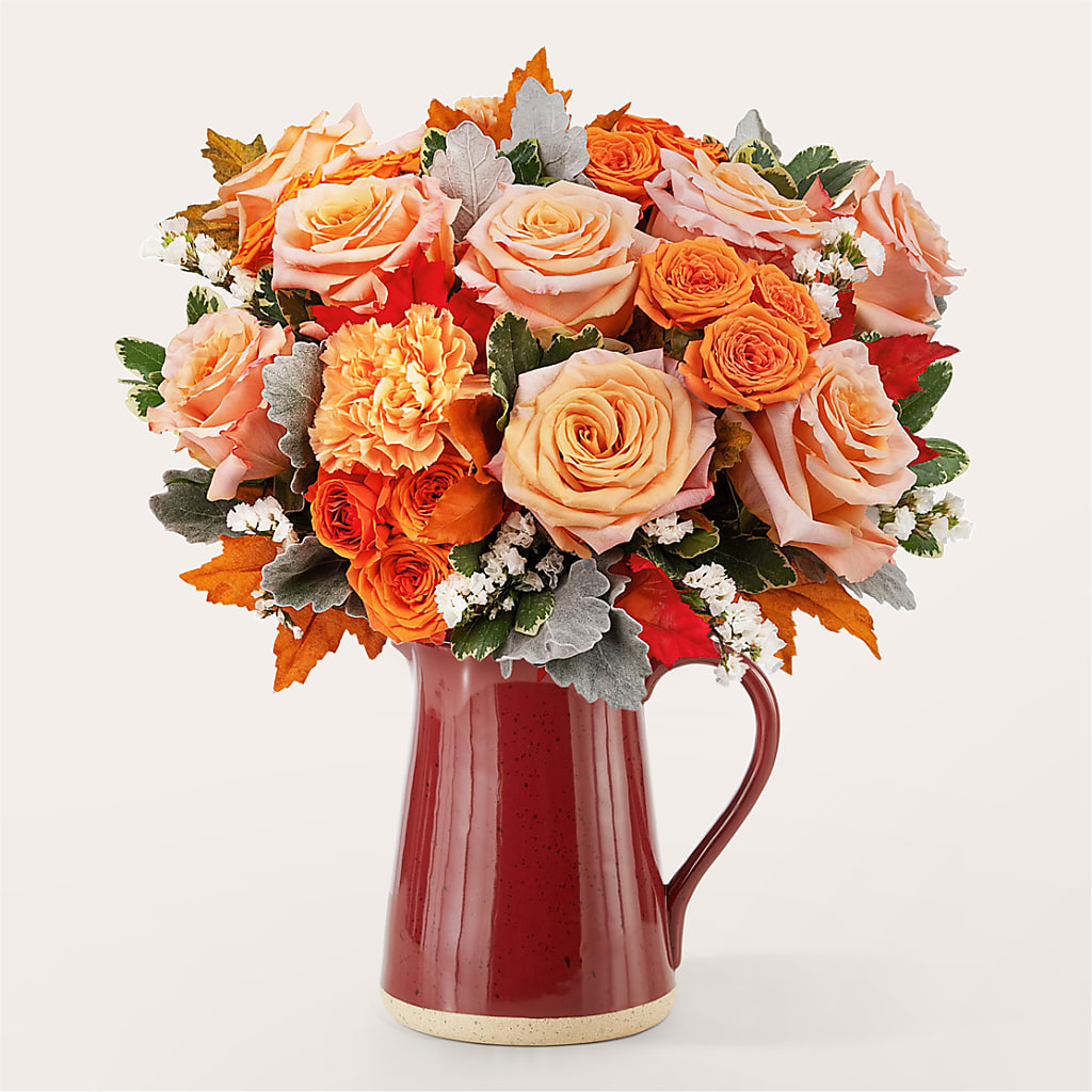 Pumpkin Pie Bouquet – Guilles Flower Shop And Catering, San Jose CA