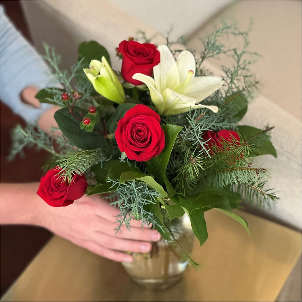 Glittering Lights Bouquet – Guilles Flower Shop And Catering, San Jose CA