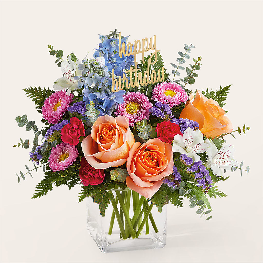 Birthday Bash Bouquet – Guilles Flower Shop And Catering, San Jose CA