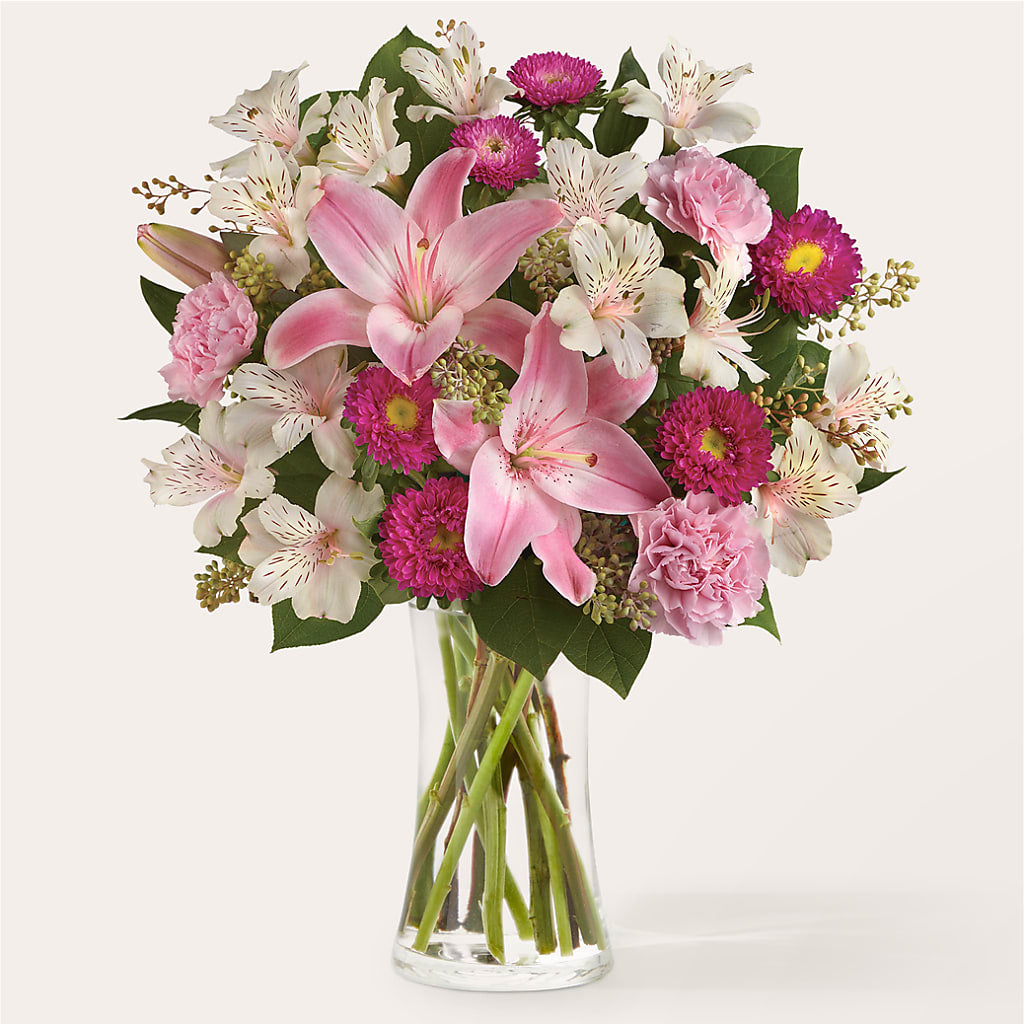 Feeling Fuchsia Bouquet – Guilles Flower Shop And Catering, San Jose CA