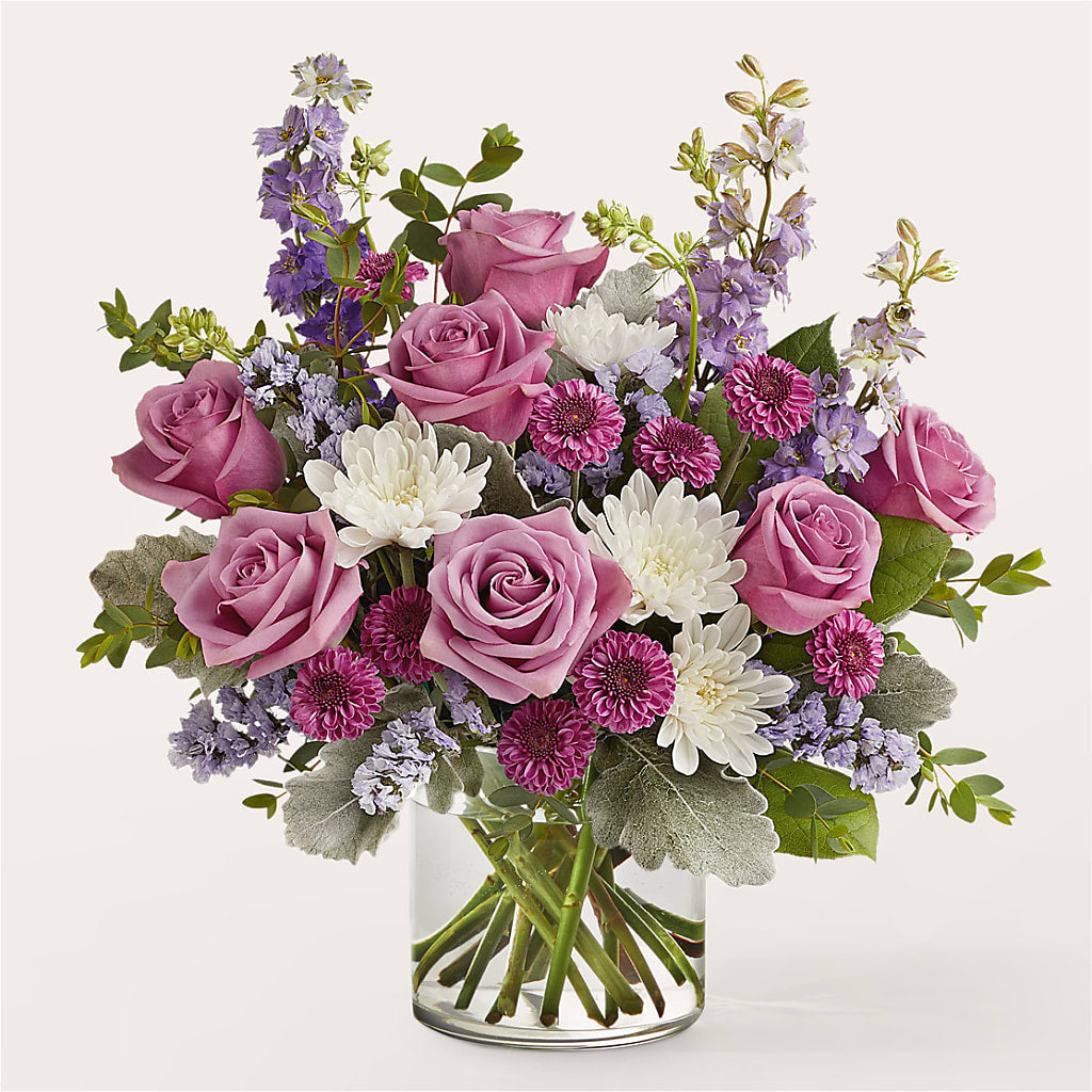 Violet Frost Bouquet – Guilles Flower Shop And Catering, San Jose CA