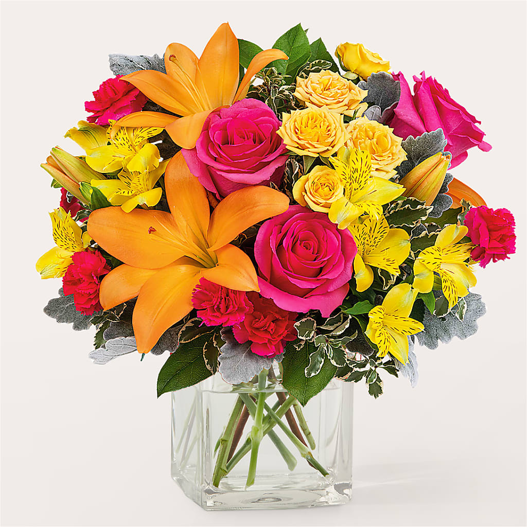 To the Tropics Bouquet – Guilles Flower Shop And Catering, San Jose CA