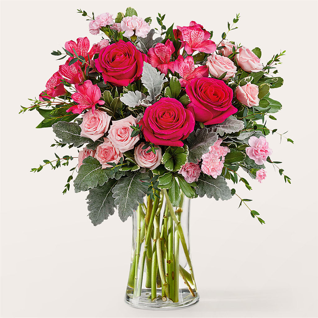 Tickled Pink Bouquet – Guilles Flower Shop And Catering, San Jose CA