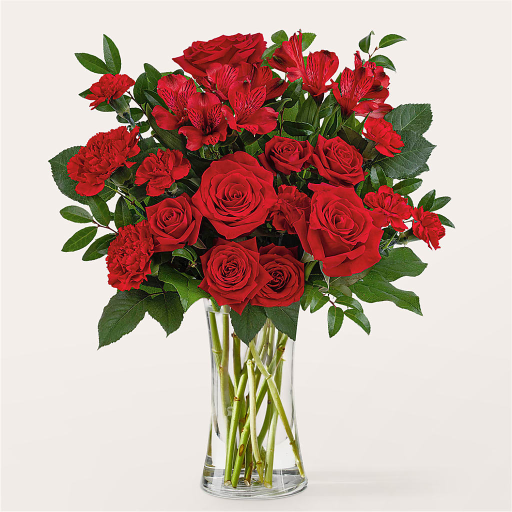 Brilliant Ruby Bouquet – Guilles Flower Shop And Catering, San Jose CA