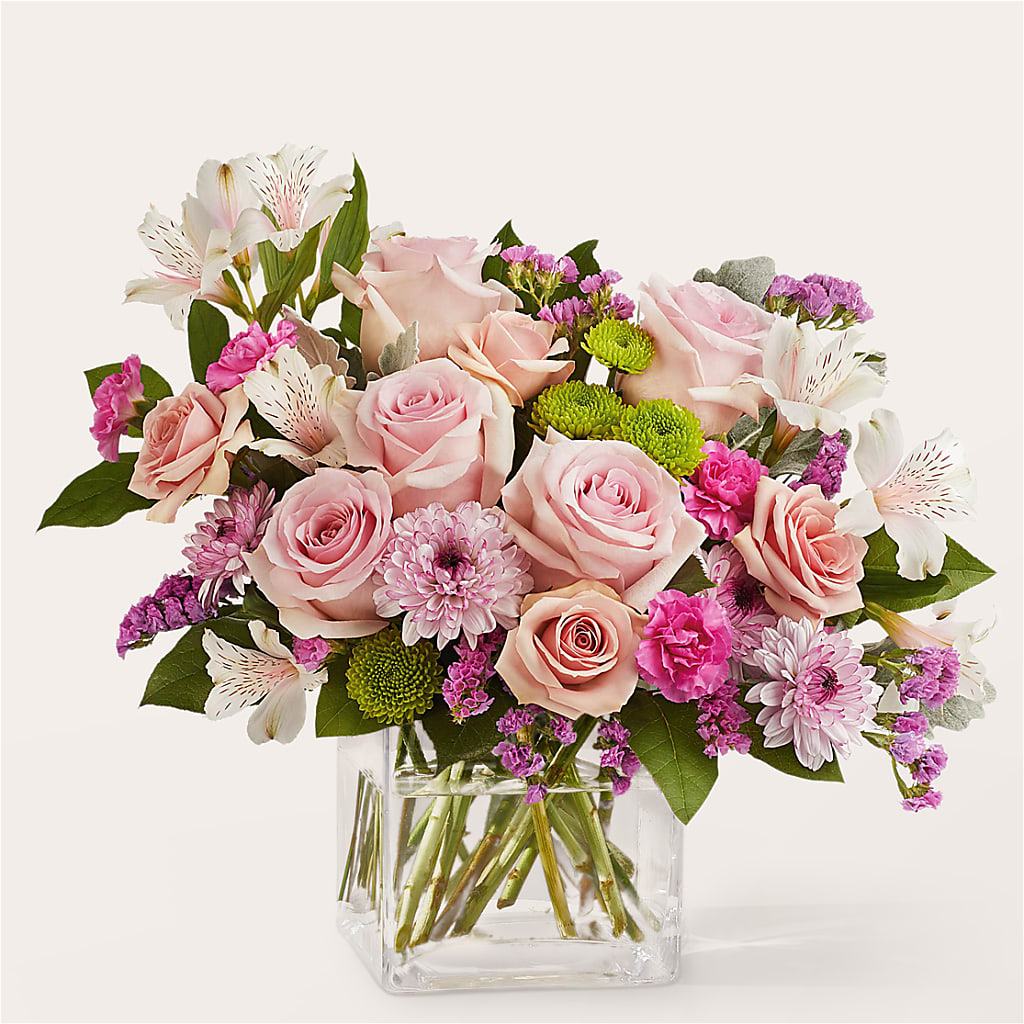 Pink Suede Bouquet – Guilles Flower Shop And Catering, San Jose CA