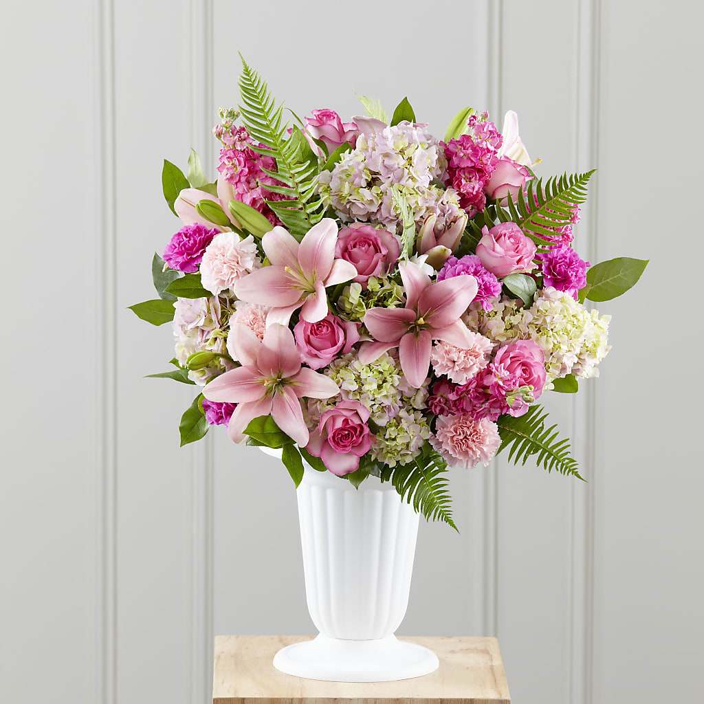Never-Ending Love Arrangement – Guilles Flower Shop And Catering, San Jose CA