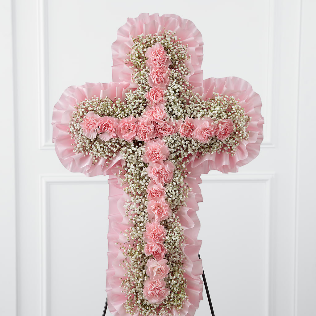 Angel's Cross Easel – Guilles Flower Shop And Catering, San Jose CA