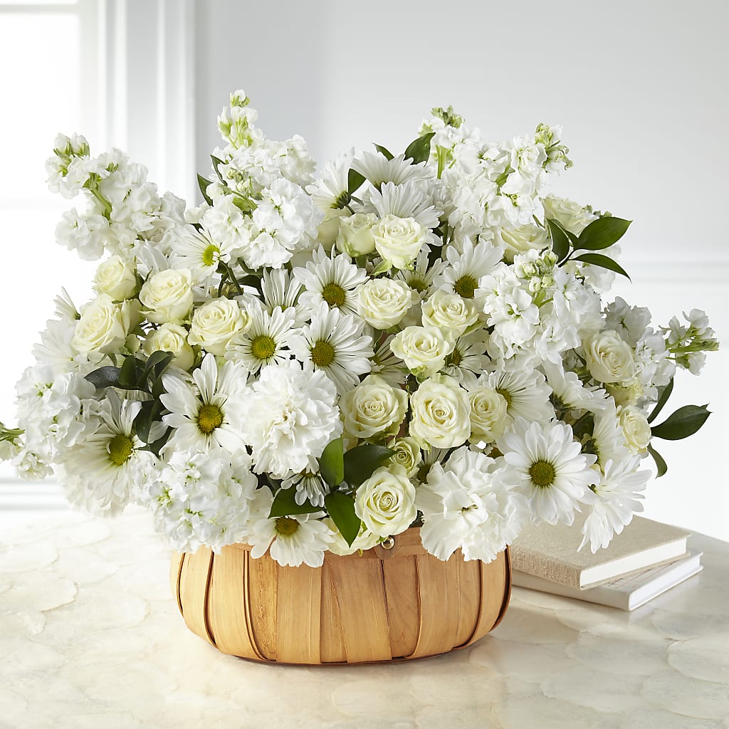 Graceful Garden Basket – Guilles Flower Shop And Catering, San Jose CA
