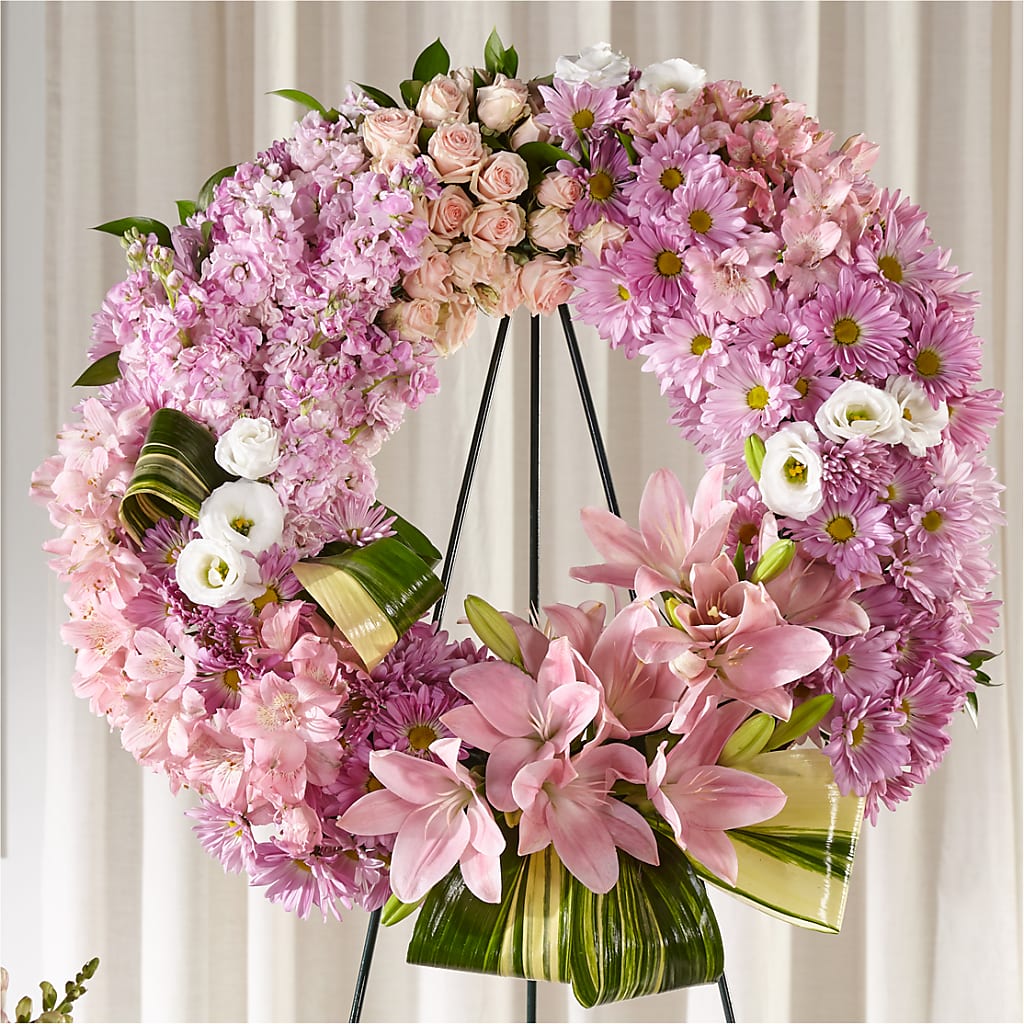 Gift of Warmth Wreath – Guilles Flower Shop And Catering, San Jose CA
