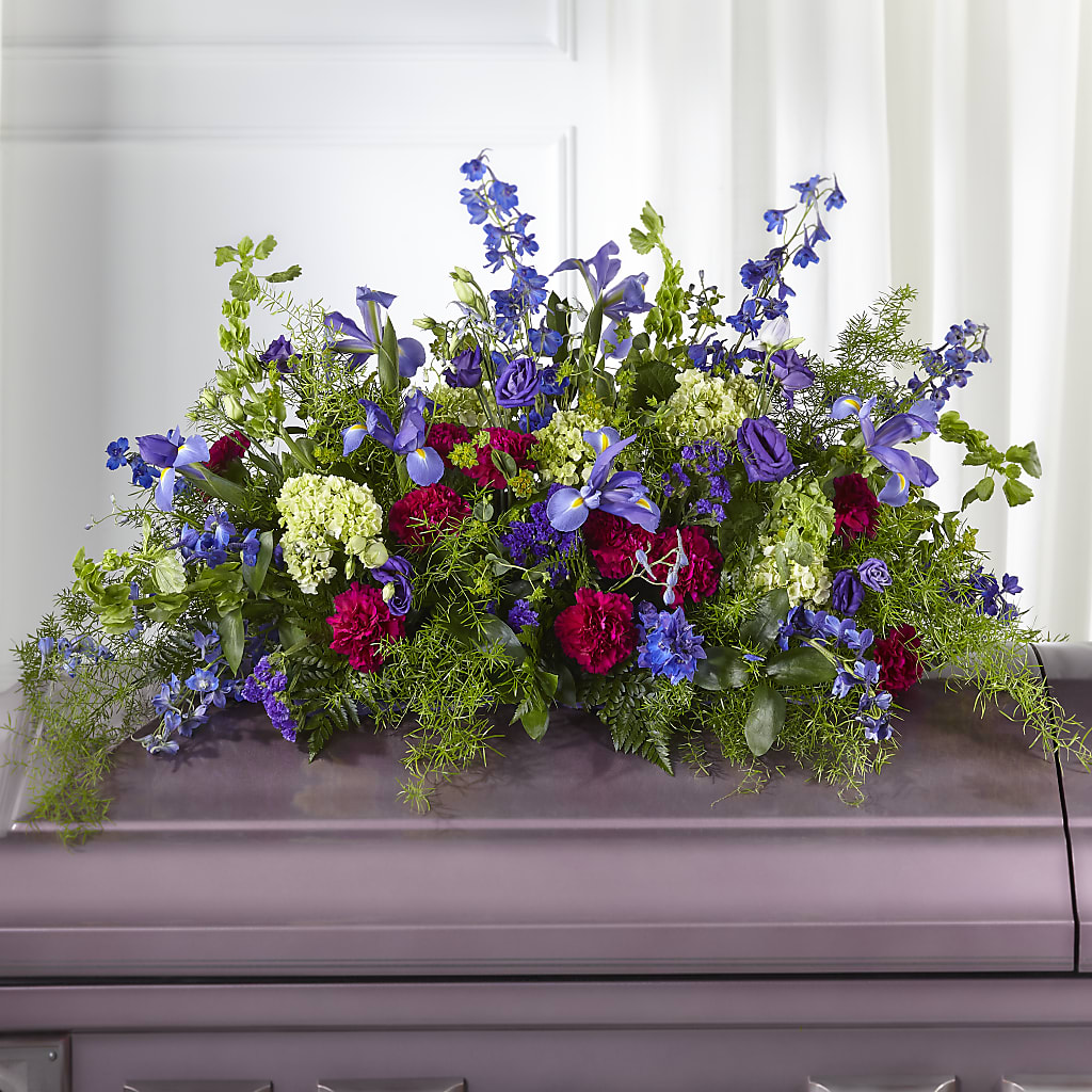 Always Treasured Casket Spray – Guilles Flower Shop And Catering, San Jose CA