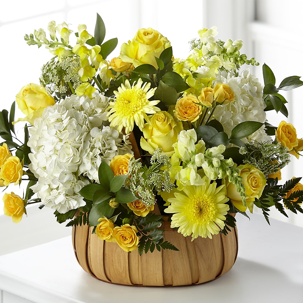 Rustic Remembrance Basket – Guilles Flower Shop And Catering, San Jose CA