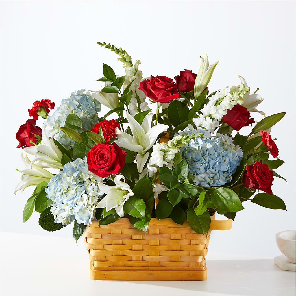 Greater Glory Basket – Guilles Flower Shop And Catering, San Jose CA