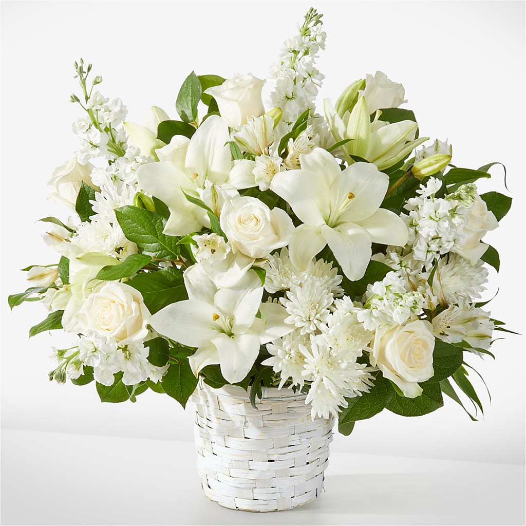 Peaceful Reflections Arrangement – Guilles Flower Shop And Catering, San Jose CA