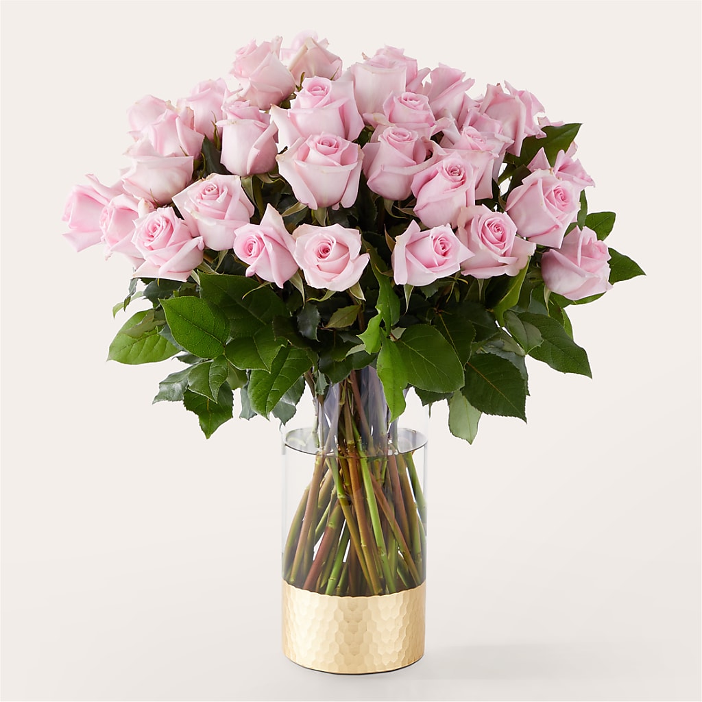 Picture Perfect Pink Rose Bouquet – Guilles Flower Shop And Catering, San Jose CA