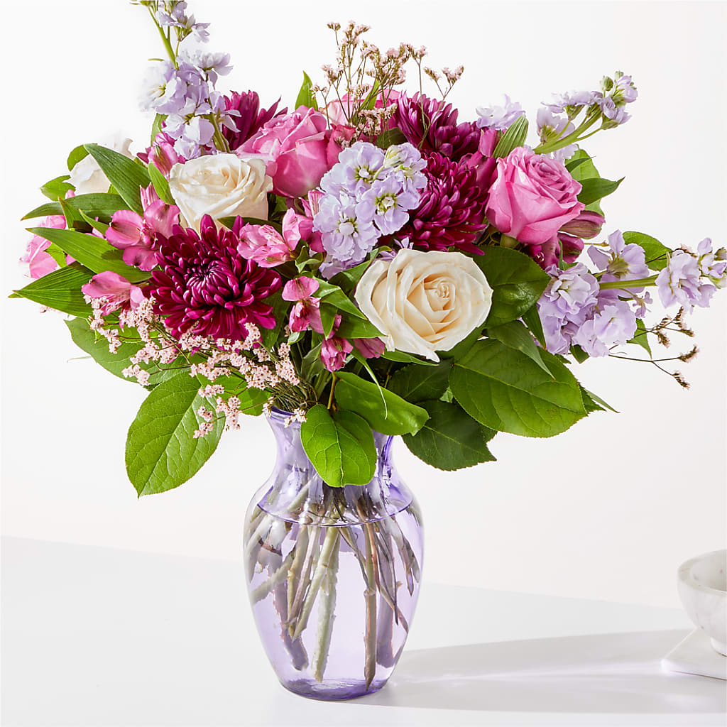 Amethyst Dreams Bouquet – Guilles Flower Shop And Catering, San Jose CA