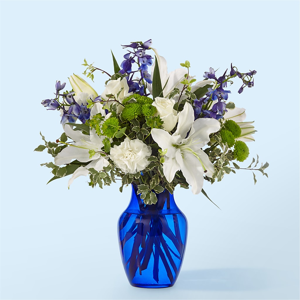 Santorini Bouquet – Guilles Flower Shop And Catering, San Jose CA