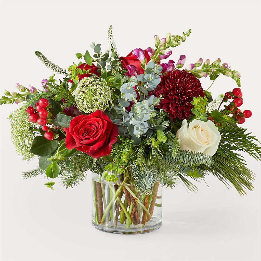 Cranberry Fizz Bouquet – Guilles Flower Shop And Catering, San Jose CA