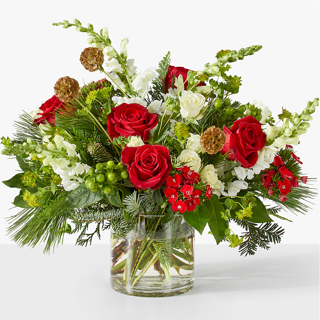 Deck the Halls Bouquet – Guilles Flower Shop And Catering, San Jose CA