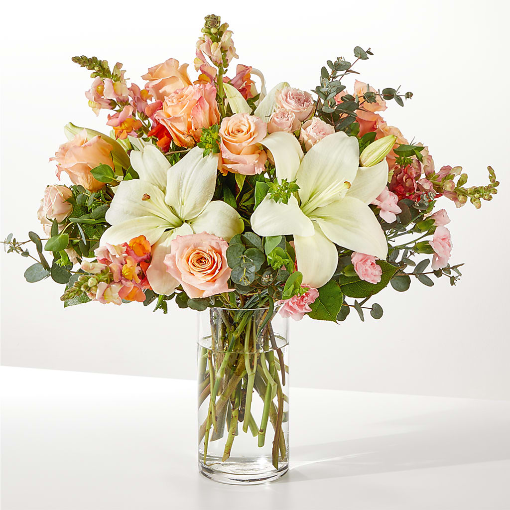 Grapefruit Splash Bouquet – Guilles Flower Shop And Catering, San Jose CA