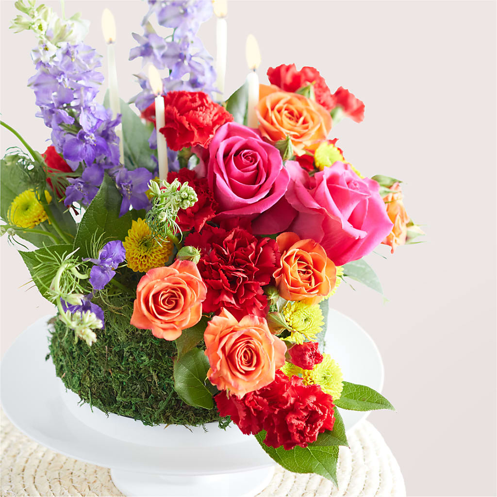 Best Year Yet Floral Cake – Guilles Flower Shop And Catering, San Jose CA