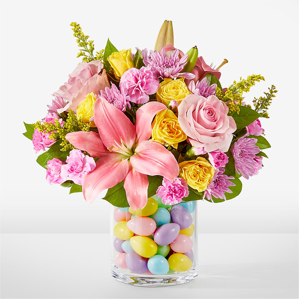 Easter Egg Hunt Bouquet – Guilles Flower Shop And Catering, San Jose CA