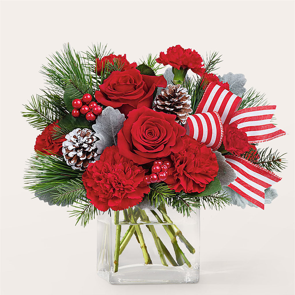 Baking Spirits Bright Bouquet – Guilles Flower Shop And Catering, San Jose CA