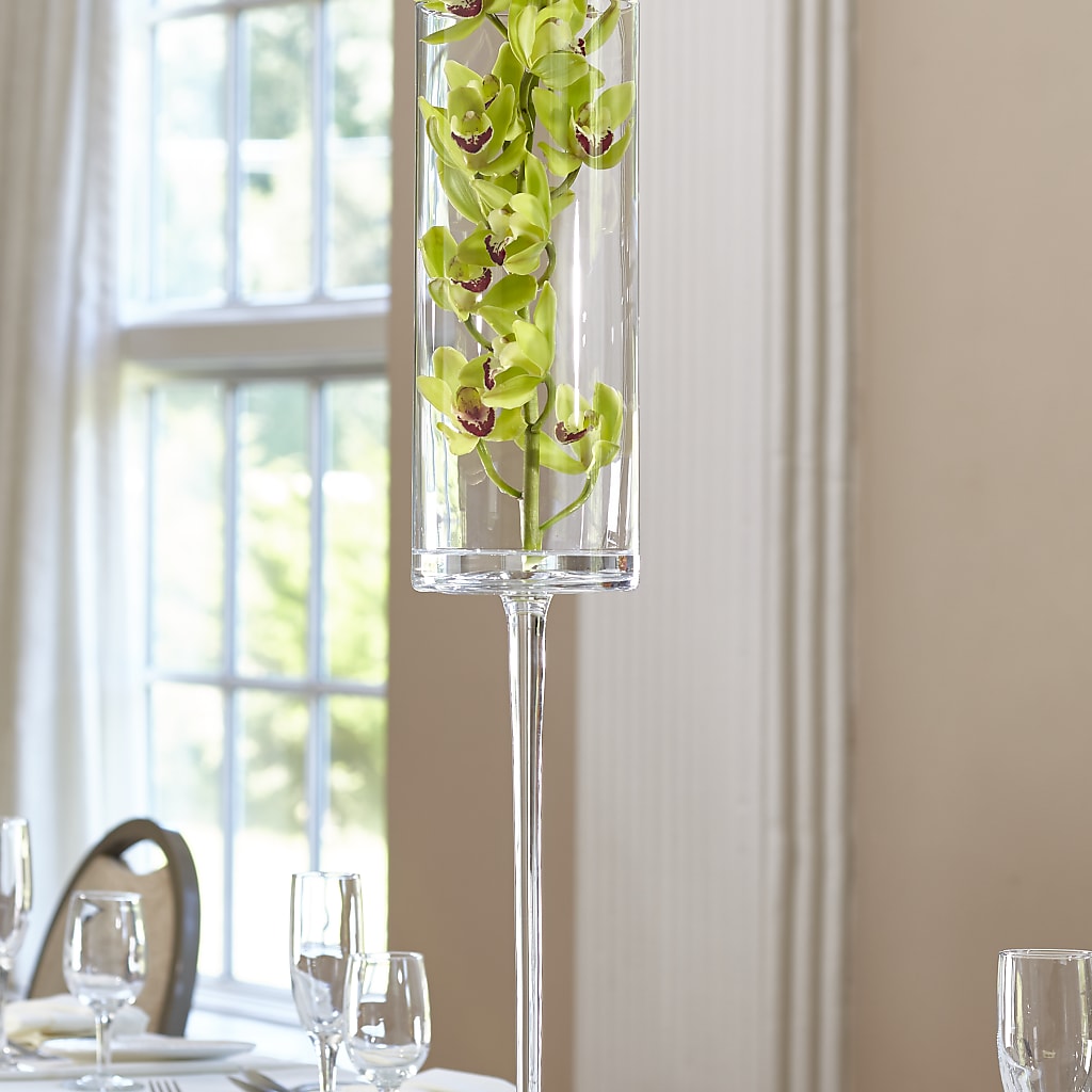 Green Mini Cymbidium Bouquet – Guilles Flower Shop And Catering, San Jose CA