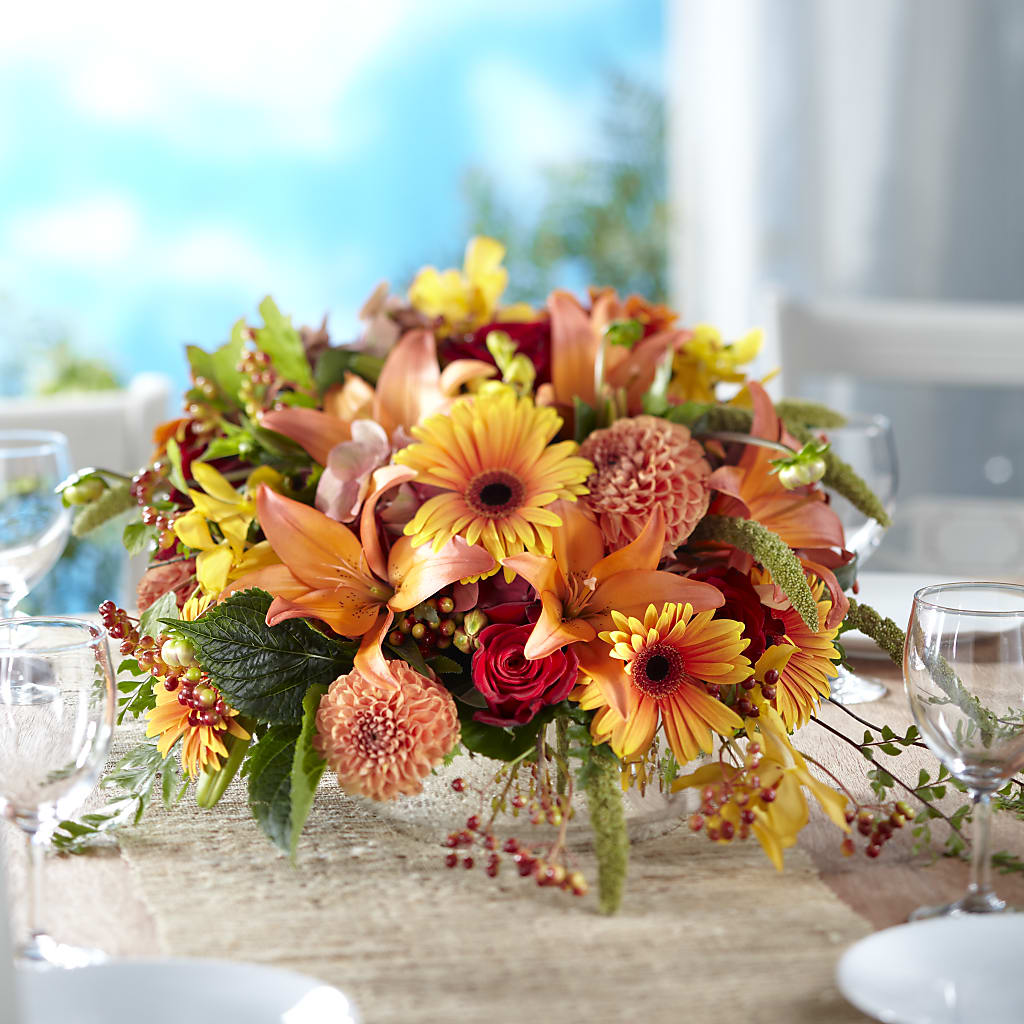 One and Only Centerpiece – Guilles Flower Shop And Catering, San Jose CA