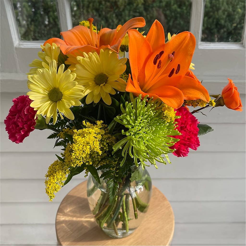Bold & Bright – A Florist Original –  Guilles Flower Shop And Catering, San Jose CA