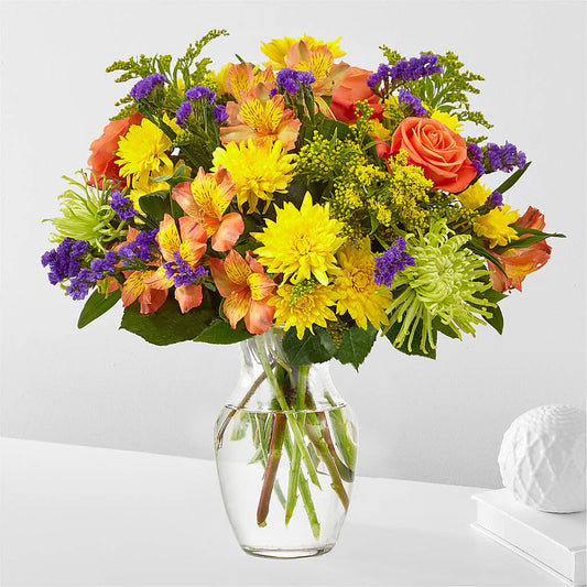 Marmalade Skies Bouquet –  Guilles Flower Shop And Catering, San Jose CA