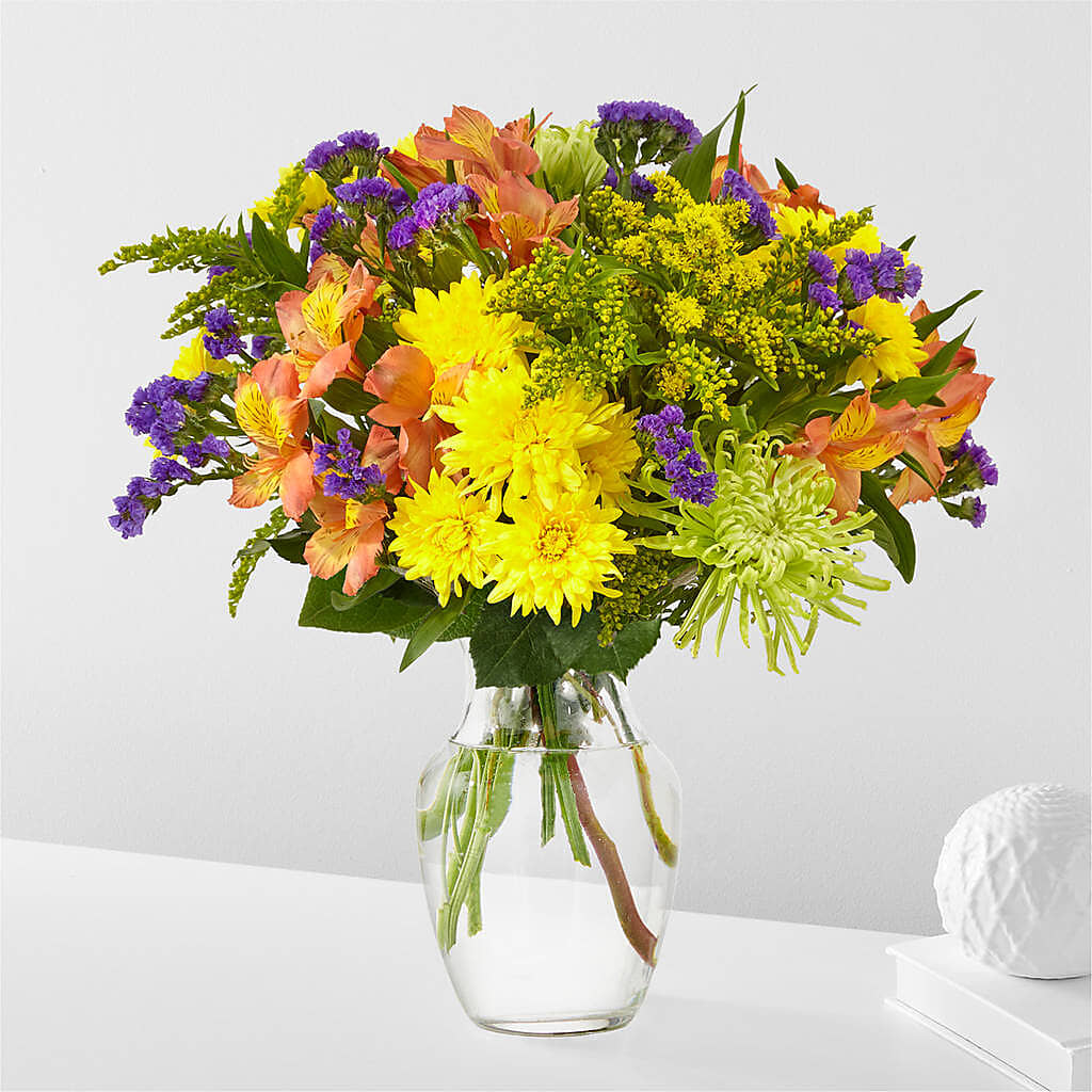 Marmalade Skies Bouquet –  Guilles Flower Shop And Catering, San Jose CA