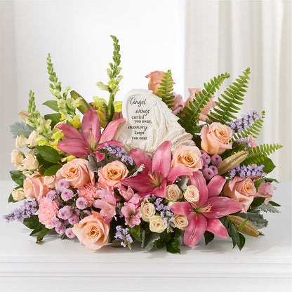 Gentle Light Arrangement –  Guilles Flower Shop And Catering, San Jose CA
