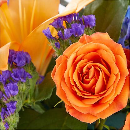 Radiant Citrus Box Bouquet –  Guilles Flower Shop And Catering, San Jose CA