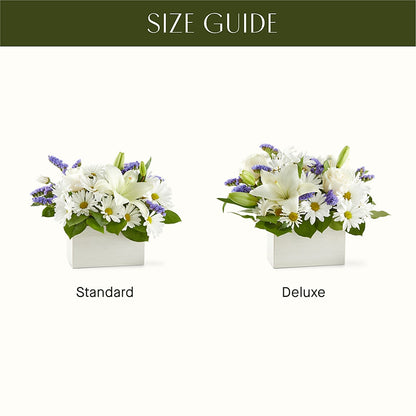 Beyond Blue Box Bouquet –  Guilles Flower Shop And Catering, San Jose CA