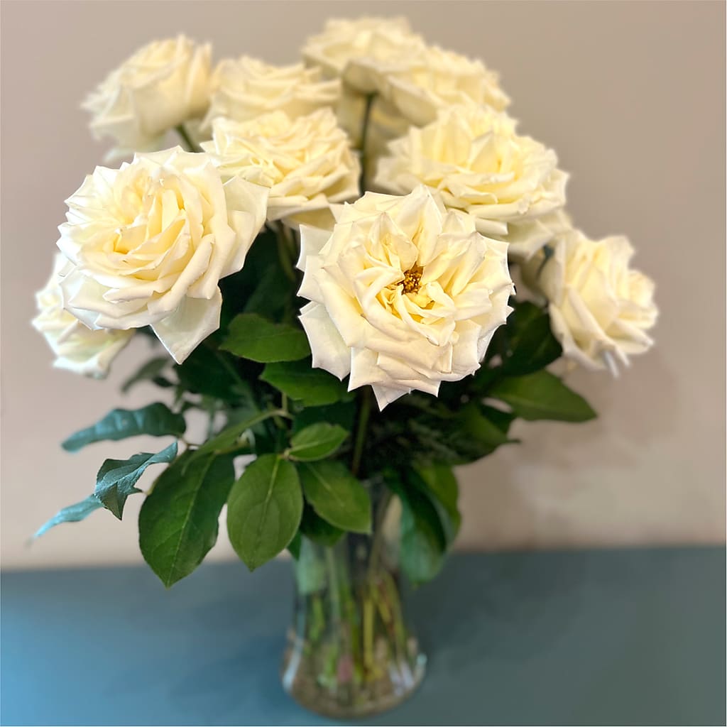 Long Stem Yellow Rose Bouquet –  Guilles Flower Shop And Catering, San Jose CA