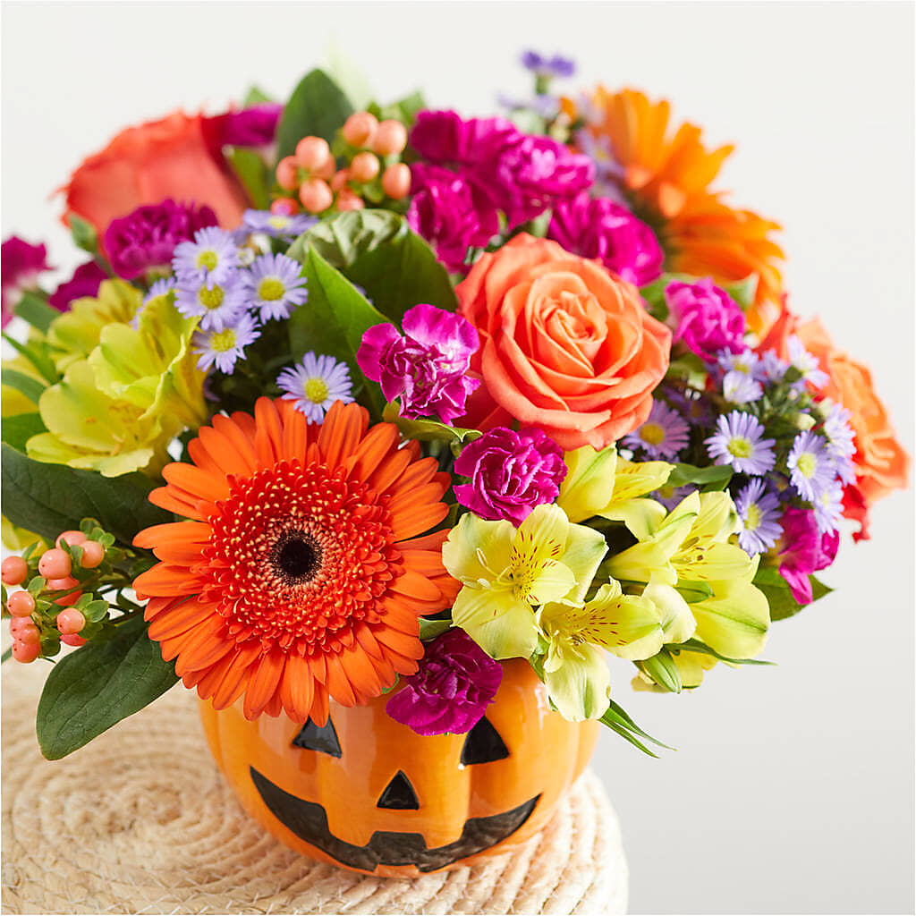 Tricks & Treats Pumpkin –  Guilles Flower Shop And Catering, San Jose CA
