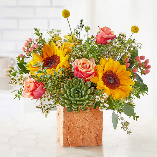 Sunflower Season Bouquet –  Guilles Flower Shop And Catering, San Jose CA