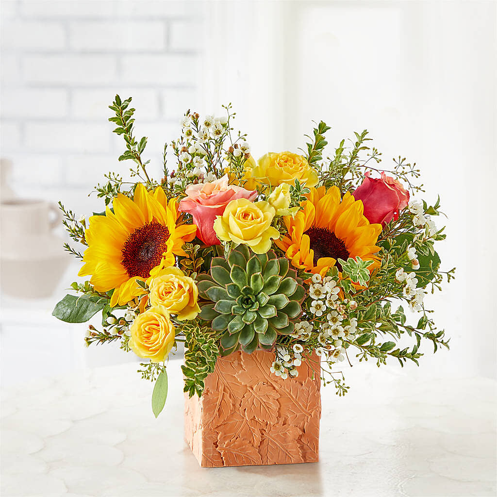 Sunflower Season Bouquet –  Guilles Flower Shop And Catering, San Jose CA