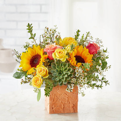 Sunflower Season Bouquet –  Guilles Flower Shop And Catering, San Jose CA