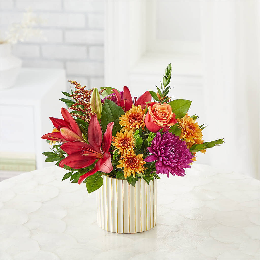 Burgundy Landscape Bouquet –  Guilles Flower Shop And Catering, San Jose CA