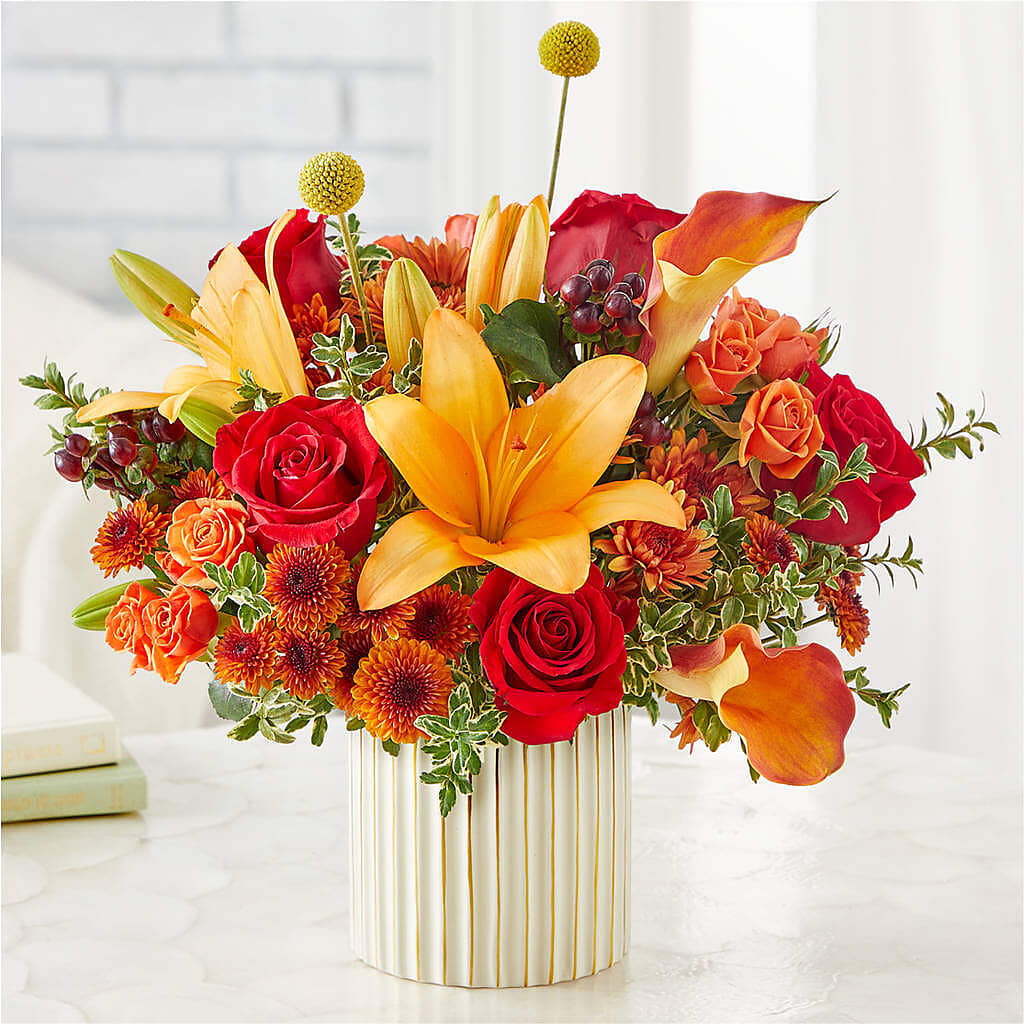 Scarlet Skies Bouquet –  Guilles Flower Shop And Catering, San Jose CA