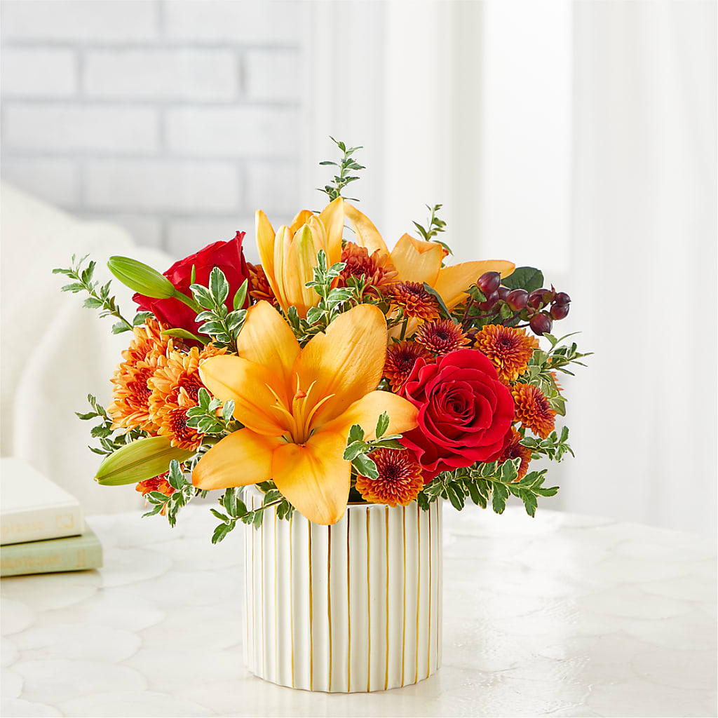 Scarlet Skies Bouquet –  Guilles Flower Shop And Catering, San Jose CA