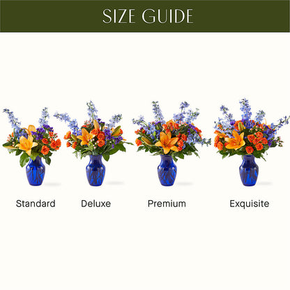 Radiant Citrus Bouquet –  Guilles Flower Shop And Catering, San Jose CA